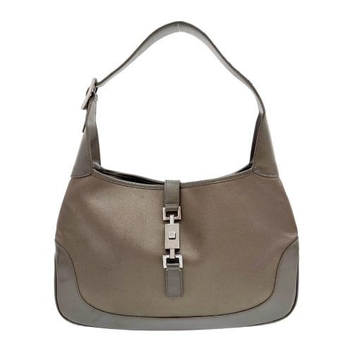 Jackie Brown Clay Satin Shoulder Bag