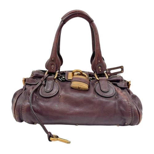 Paddington Chocolate Brown Leather Shoulder Bag