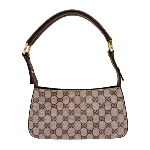 Brown GG Canvas Shoulder Bag