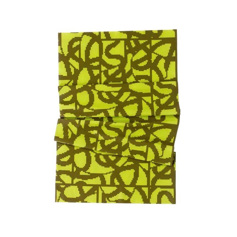 BFCollar - All Over Loopy Tile - Lime Green