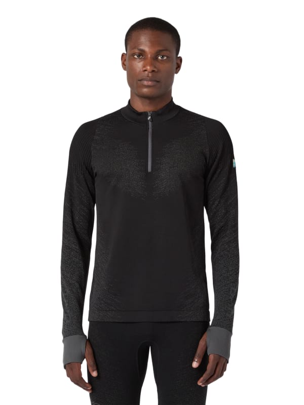 Exceleration Long-Sleeved Zip Up Running Shirt