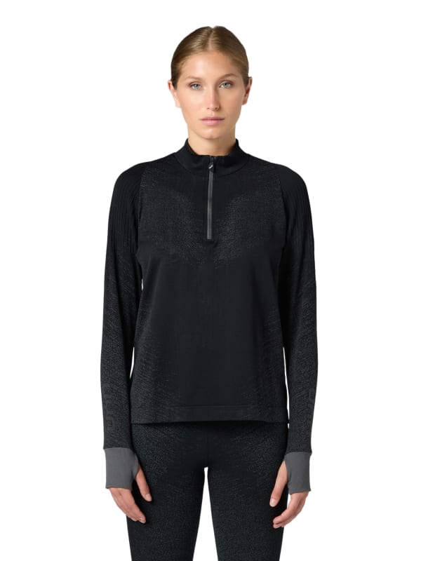 Exceleration Long-Sleeved Zip Up Running Shirt