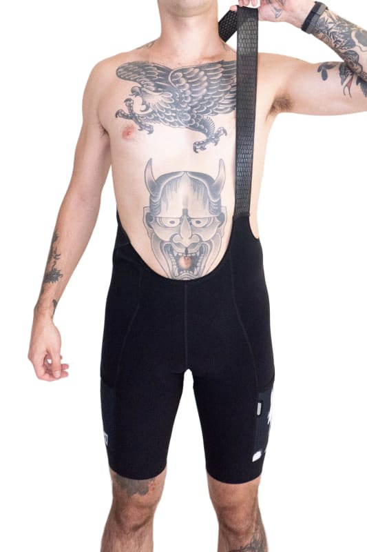 'STRAY' Cargo Bib Shorts