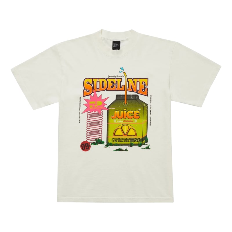 SIDELINE JUICE GRAPHIC TEE - WHITE