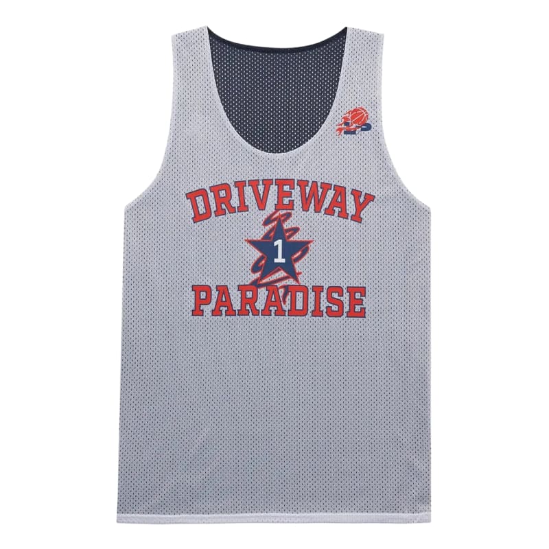 SPORTS PINNIE - WHITE/NAVY