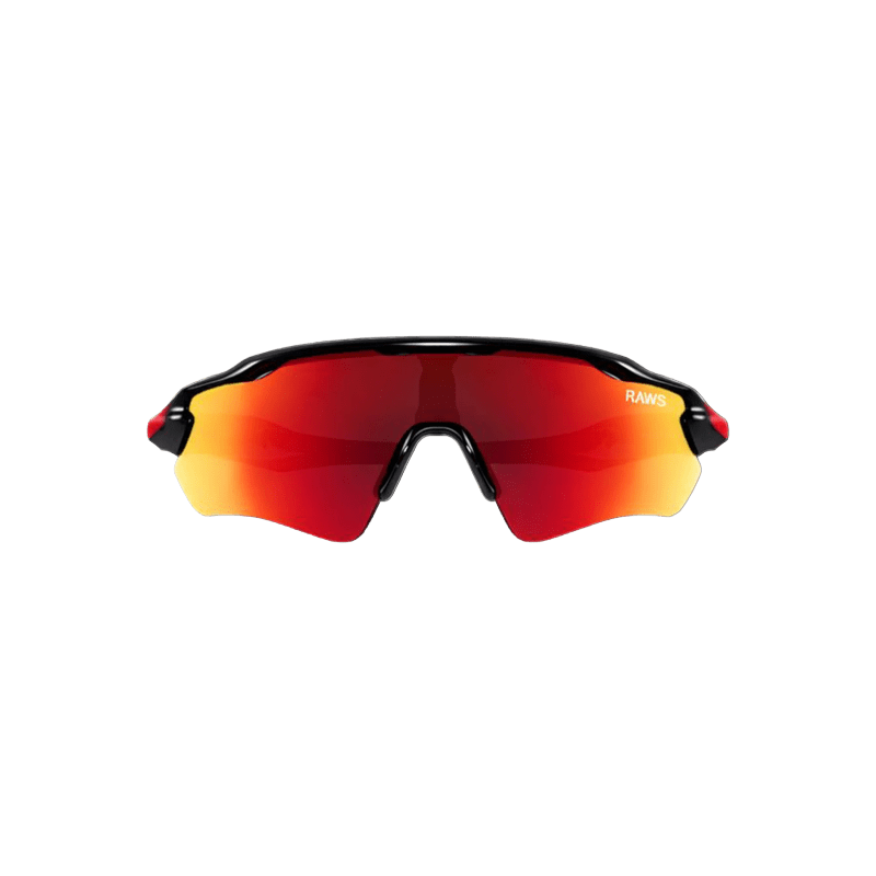 RAWS+ RACER SUNGLASSES : BLACK / RED