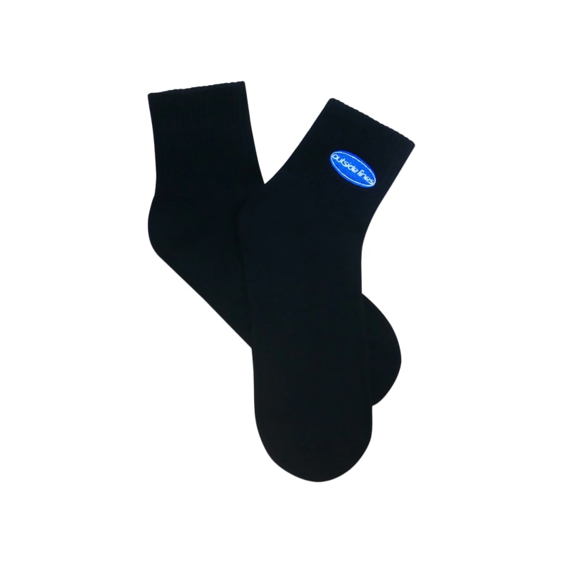 Quarter Cushioned Tennis Sock - Black