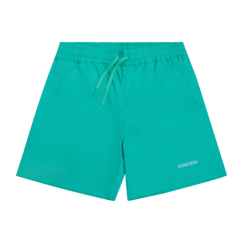 Teal Rip-Stop Tennis Short