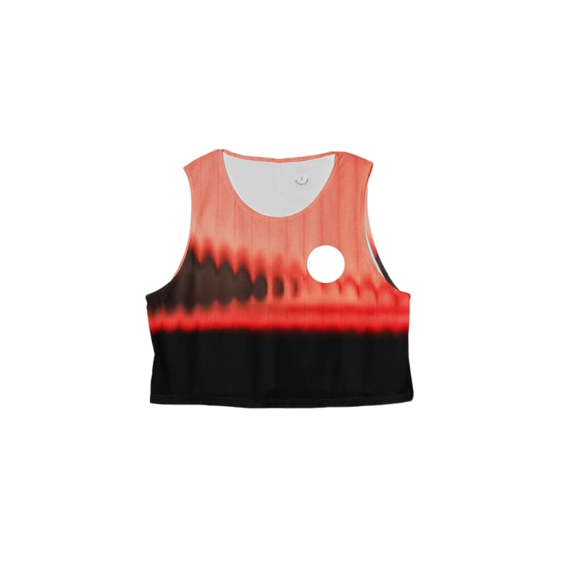 Red Glass Crop Singlet