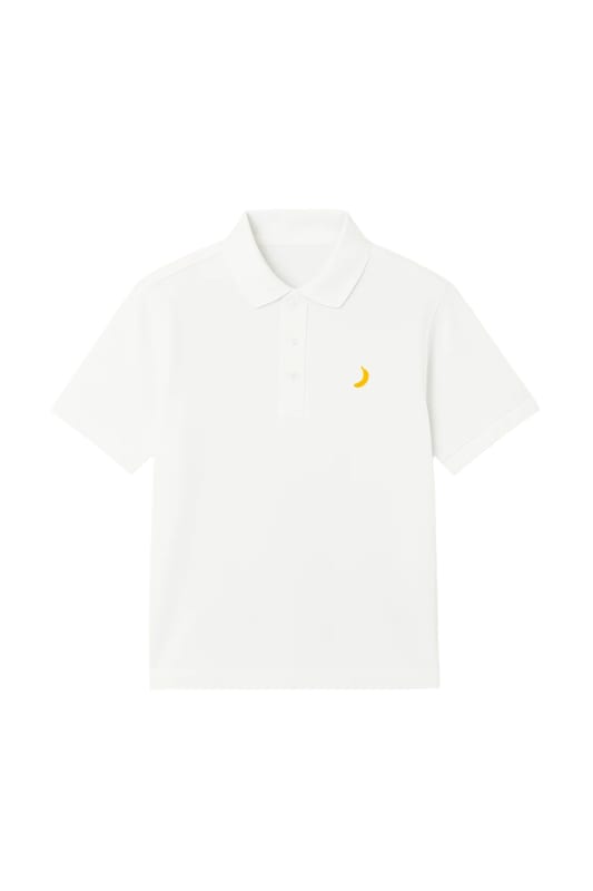Fresh White Tennis Paradise Polo Shirt
