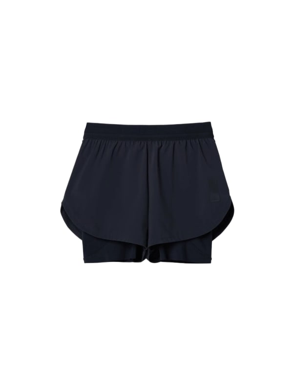 WOMEN'S FLOW 2-IN-1 SHORTS - BLACK