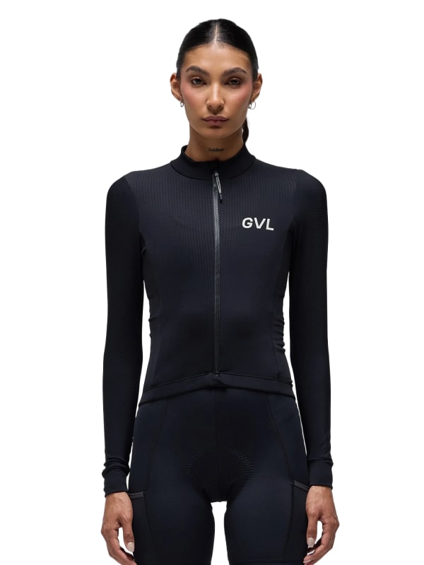 MODERN CLASSIC LS THERMAL GRID JERSEY - BLACK