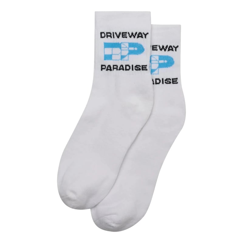 DP QUARTER SOCKS - WHITE