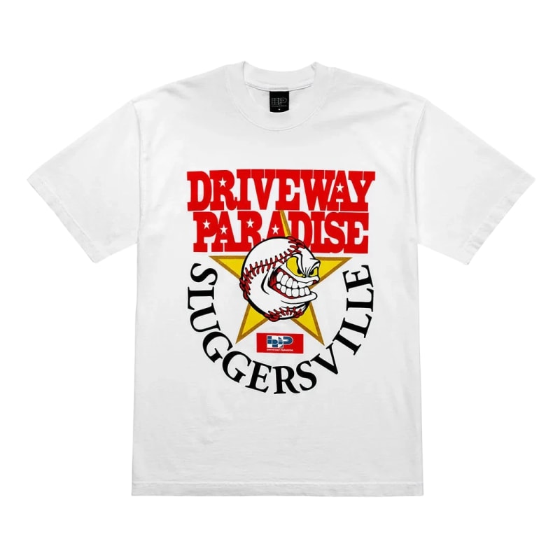 SLUGGERSVILLE GRAPHIC TEE - WHITE