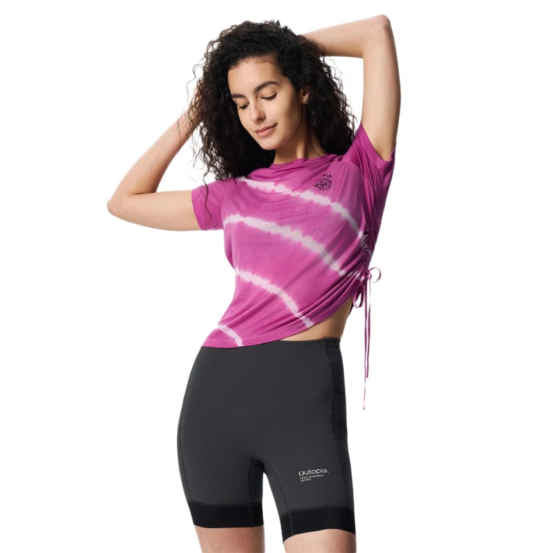 Women's Earth Merino Blend Short Sleeves T-Shirt With Drawstring