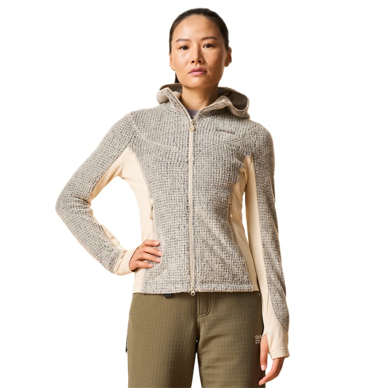 Women's Wool Loft Merino Blend Hooded Fleece Jacket