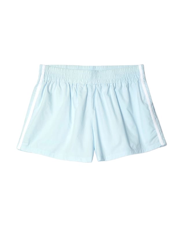 Striped Poplin Shorts