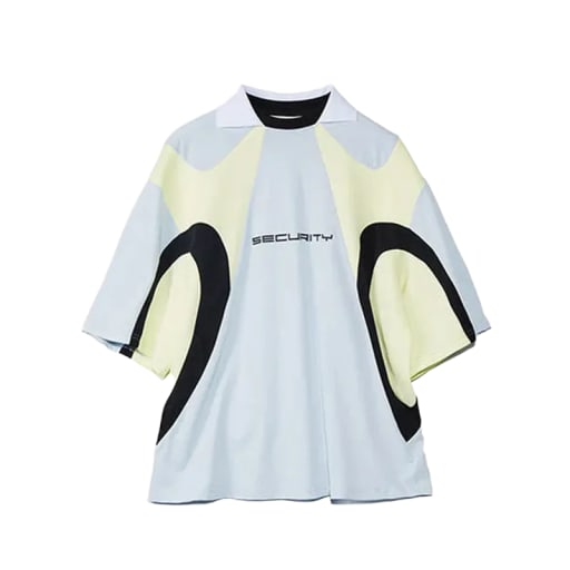 ROARINGWILD Arc Pacthwork T-shirt Blue by Weekends Chengdu