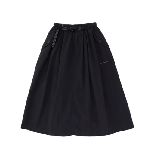 And Wander Women's Oversized Cargo Skirt (W) Black by Weekends Chengdu