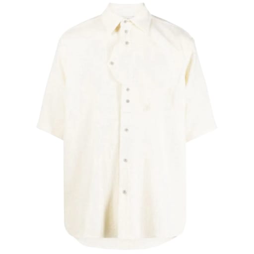 GMBH | Layered Detail Terry Cloth Shirt 'Off White' by Hatchet Outdoor Supply Co.