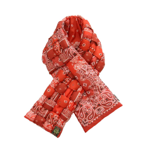 Bandana Print Nylon Keel Weaving Scarf 'Red' by Hatchet Outdoor Supply Co.