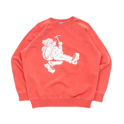 Wayne Raglan Sleeve Sweatshirt - Tomato by Big Rock Candy Mountaineering