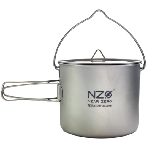 Titanium Cooking Pot - 1100 ml by Near Zero Outdoor Gear
