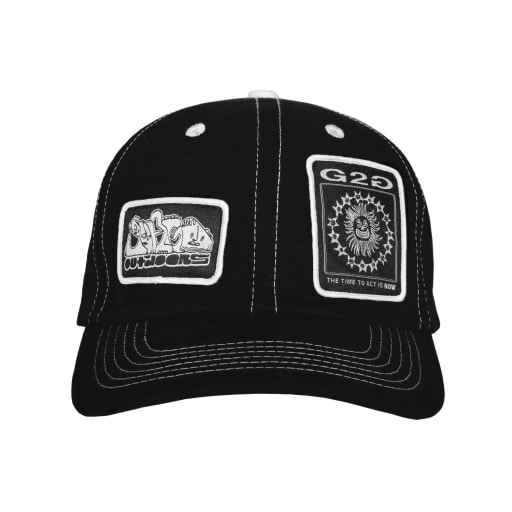 Black patch hat by g2g