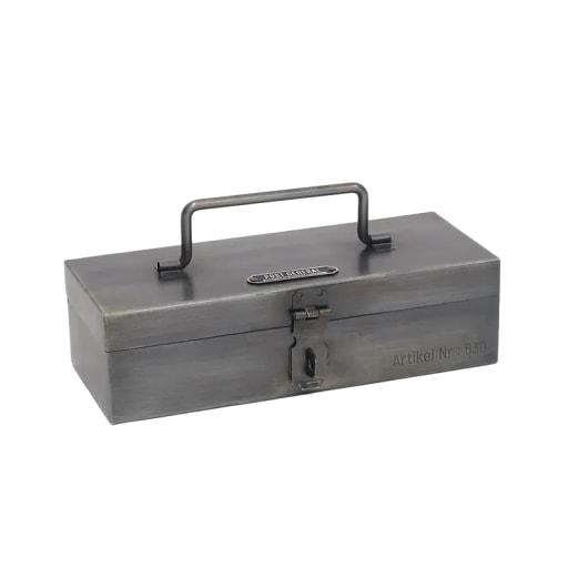 POST GENERAL | Industrail Mini Tool Box Steel Grey by Weekends Chengdu