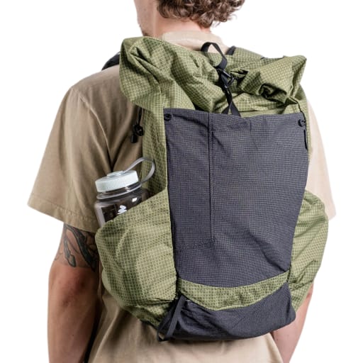 Desert Pack w/Pad + Sleeve in Pine Gridstop/Black Mesh by Windthrow