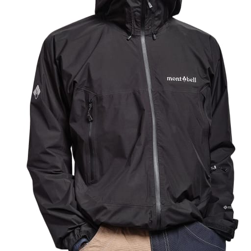Rain Trekker Jacket in Black by Windthrow