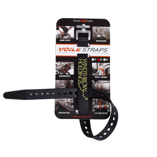 Voilé Strap 20" Aluminum Buckle in Black by Windthrow