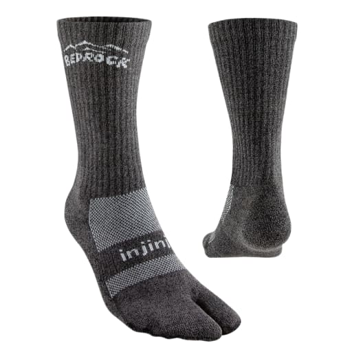 Performance Split-Toe Socks in Granite Gray by Windthrow