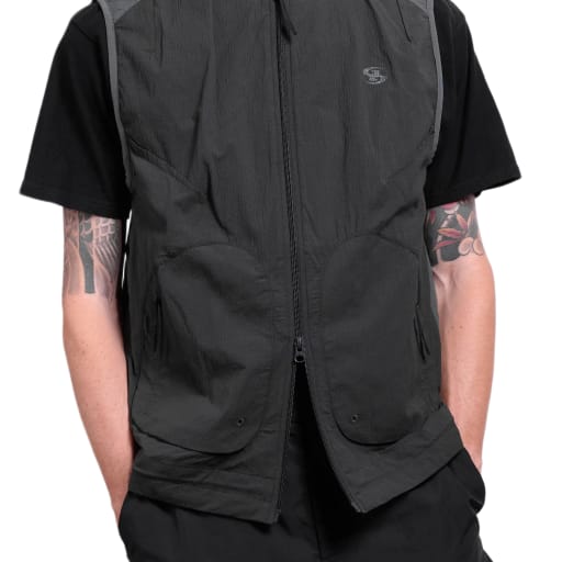 Terraface Vest in Charcoal by Windthrow