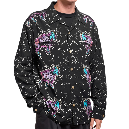 Vista Shirt in Black by Windthrow