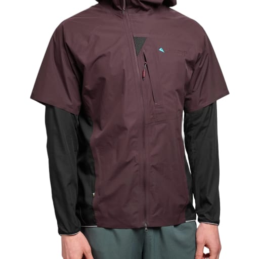 M's Vidre Hood Jacket in Brown Umber-Black by Windthrow