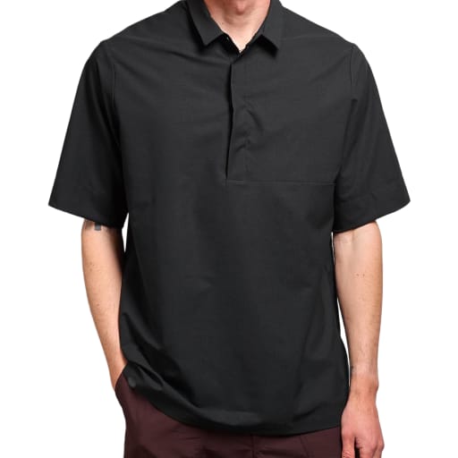 Cosmo Shirt in True Black by Windthrow