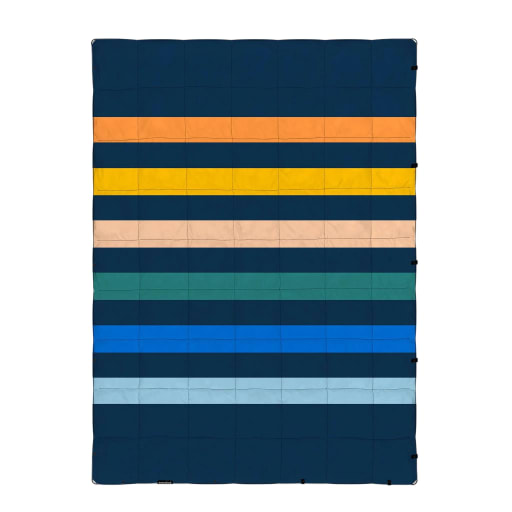 Graphene Puffer Blanket: Retro Multi by Nomadix