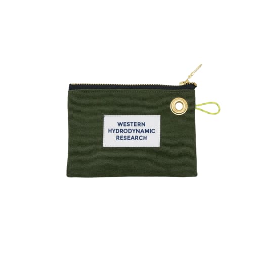 Canvas Zip Wallet (Drab) by WESTERN HYDRODYNAMIC RESEARCH