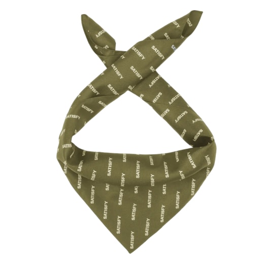 SoftCell™ Carré de soie Bandana in Military Olive by Windthrow