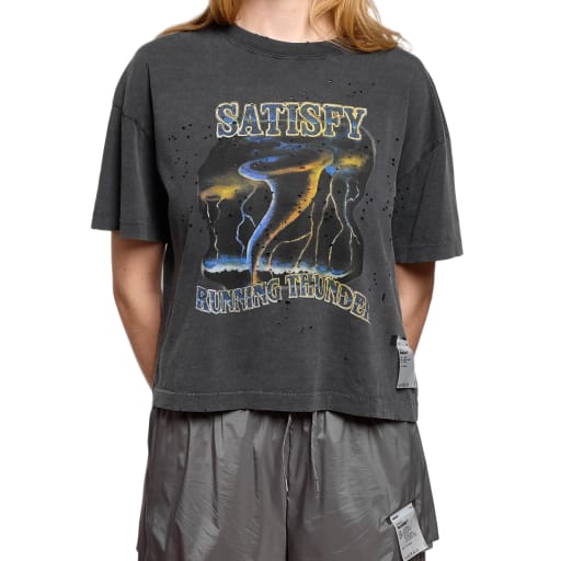 W's MothTech™ T-Shirt in Aged Black by Windthrow