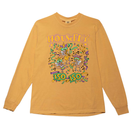 Housefly ISO ISO Long Sleeve Mustard by Housefly Fishing