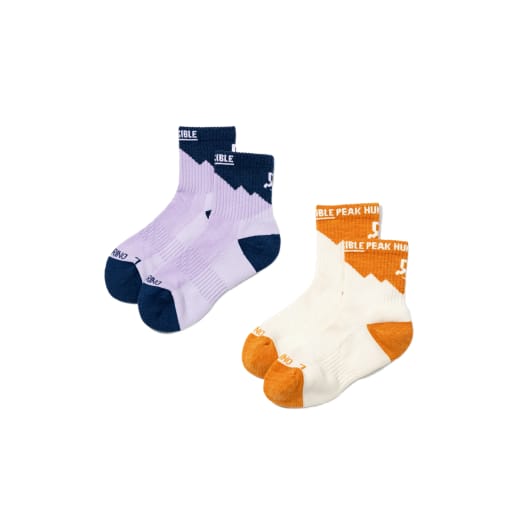 Invisible x The Peak Hunter Merino Targeted Cushion Mid Crew Trail Socks by INVISIBLE COMPANY