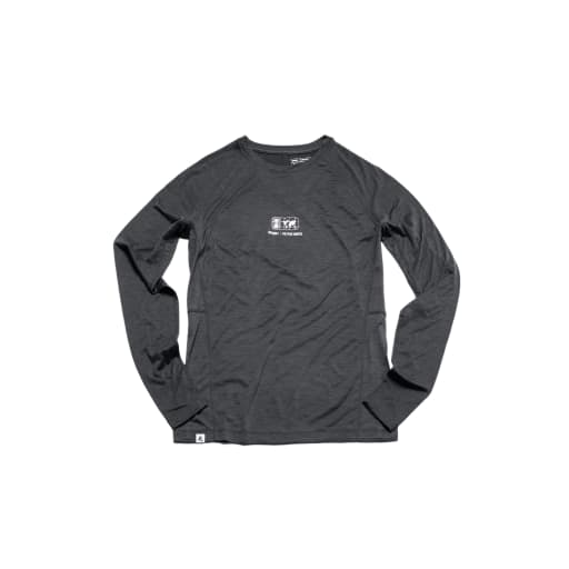 Invisible x The Peak Hunter 100% Merino Long Sleeve Trail Running T-Shirt by INVISIBLE COMPANY