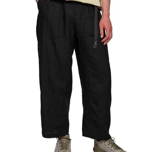 MP-111 Pleated Trouser in Charcoal Linen by Windthrow