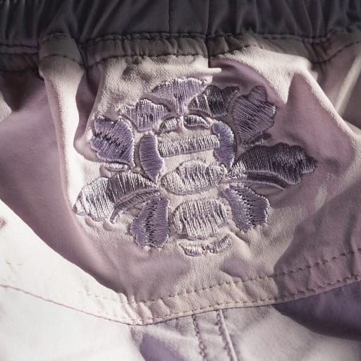 Comp Shorts | Cobalt Gray | Peonies by Hitorii