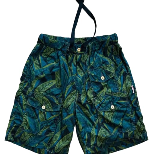 Battenwear x Post O'Alls T&C Shorts - Black Banana Leaf by Battenwear