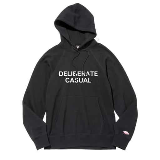 Deliberate Casual Reach-Up Hoody / Black by Battenwear
