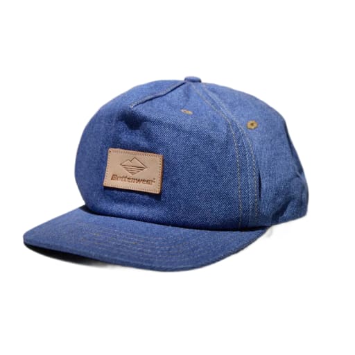 Club Cap / Washed Indigo Denim by Battenwear