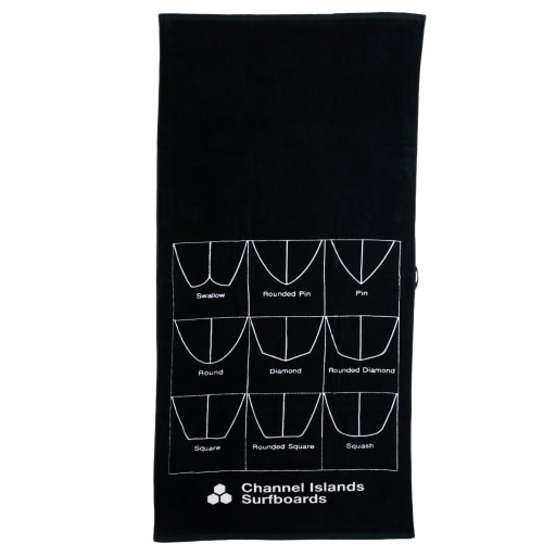 Tails Beach Towel by Channel Islands Surfboards
